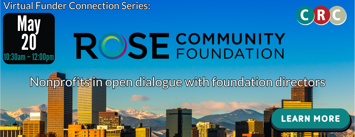 Funder Connection with Rose Community Foundation